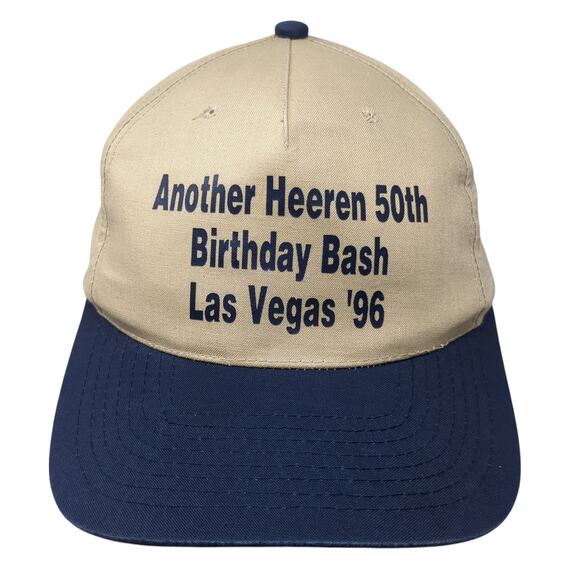 Another Heeren 50th Birthday Bash Las Vegas '96 5 Panel Cap Multi OS LitePro - Picture 1 of 9
